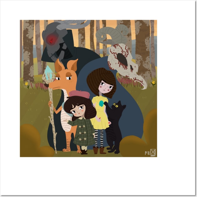 little misfortune and fran bow Wall Art by SosiCreatesArt